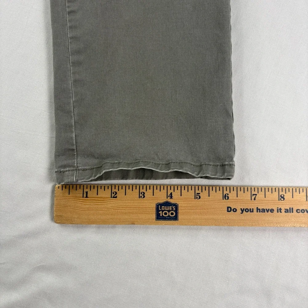 Vuori Pants Mens 33x29‎ Gray Collins Chino Casual Cotton Twill Tapered